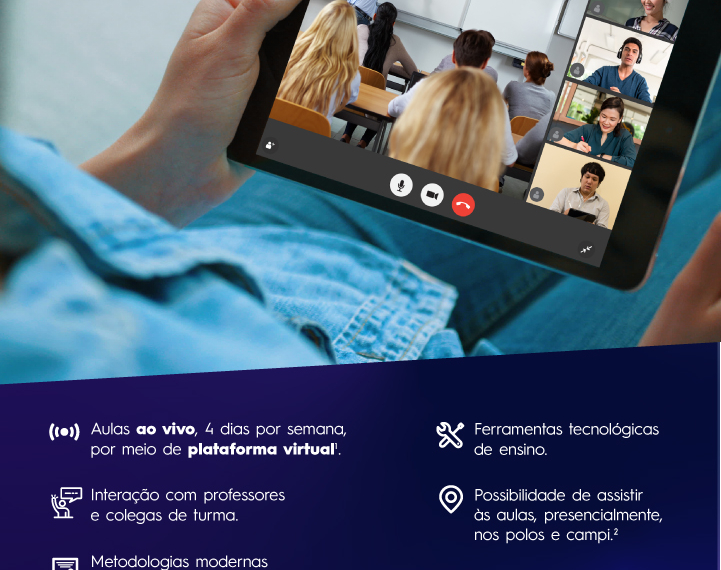 Graduação ao VIVO Telepresencial