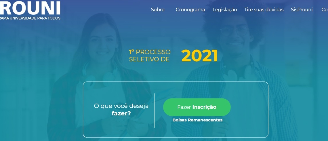 PROUNI VAGAS REMANESCENTES