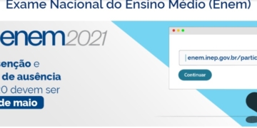 Pedido de isenção e justificativa de ausência Enem 2021